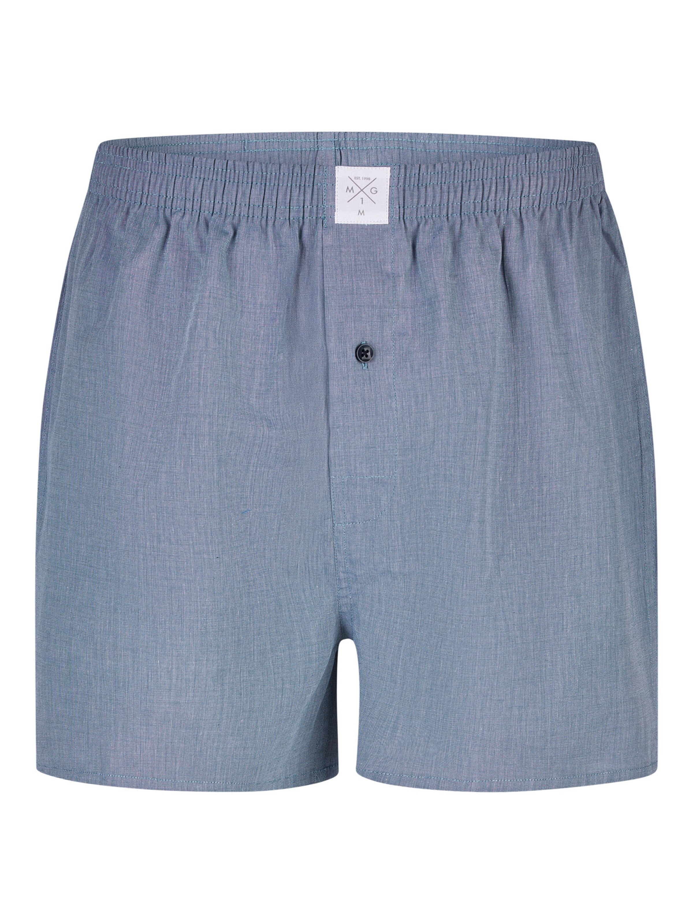 MG-1 Boxershorts 'Christmas' in Blau