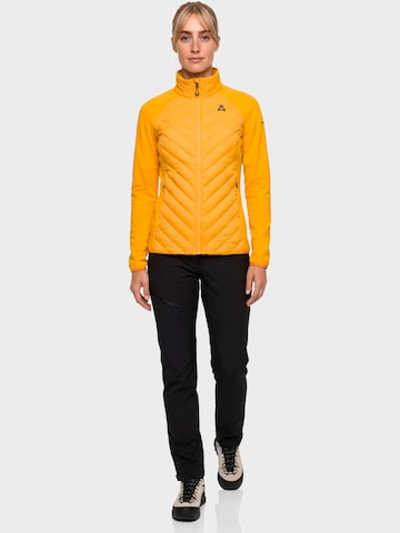 Schöffel Functionele fleece jas in Geel