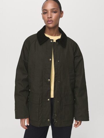 Parka de primăvară-toamnă 'NIAGARA' de la MANGO pe verde: față