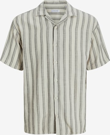 JACK & JONES Overhemd 'JJEEnzo' in Beige: voorkant
