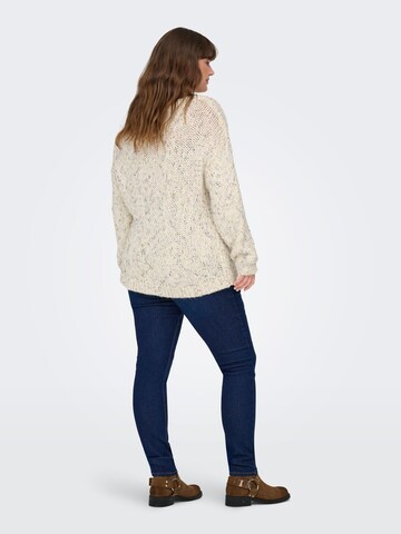 Pull-over 'CARWinter' ONLY Carmakoma en blanc