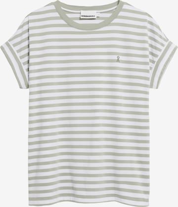 T-shirt ARMEDANGELS en blanc : devant