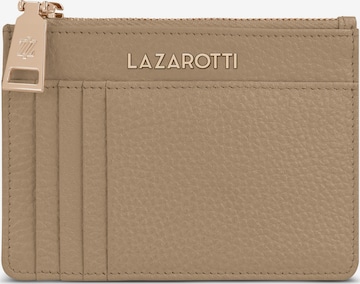 Astuccio 'Bologna' di Lazarotti in beige: frontale
