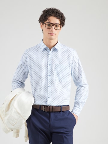 s.Oliver Средняя посадка Рубашка в Синий: спереди