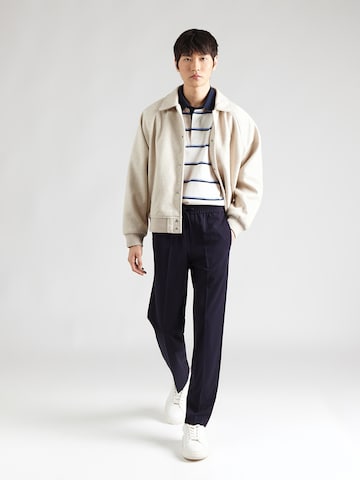 mėlyna Lindbergh Standartinis Kelnės su kantu