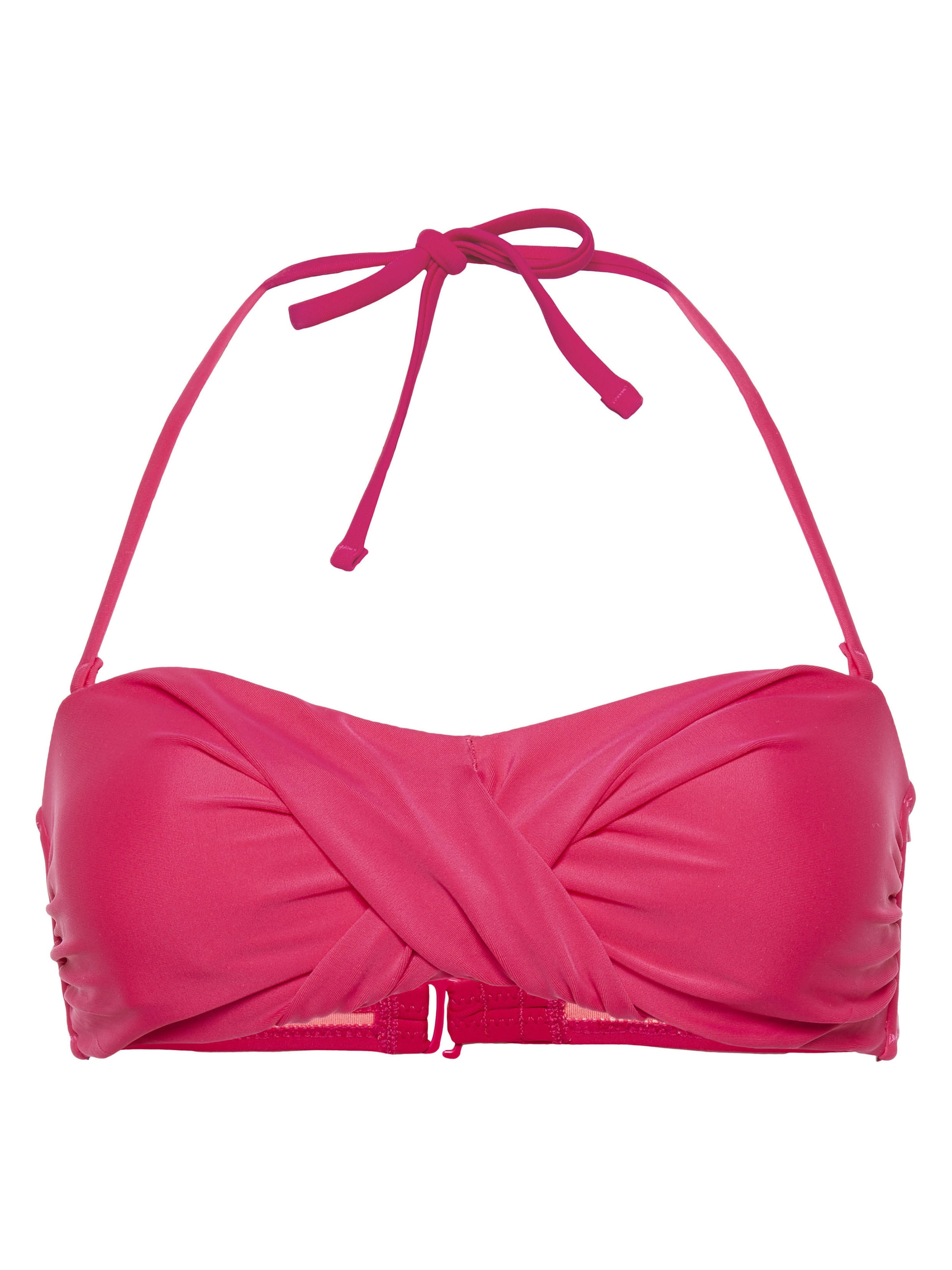 CHIEMSEE Bandeau Bikini Top in Pink: front