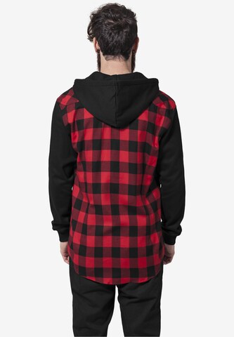 Urban Classics Regular Fit Sweatjacke in Rot