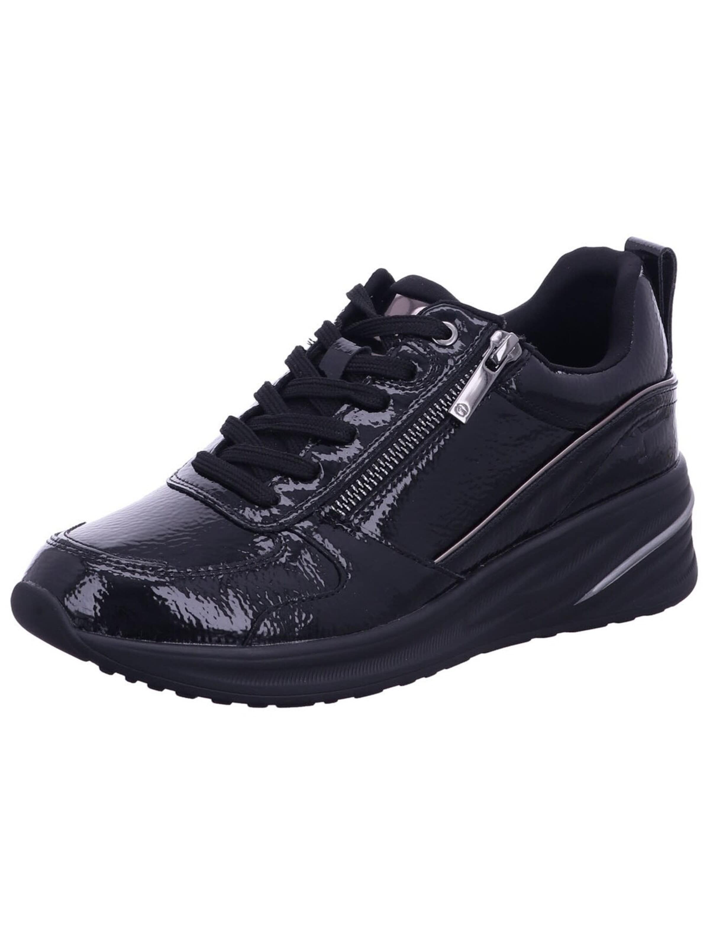 Tamaris - Zapatillas deportivas bajas 'Sneaker Low Damen 1-23754-45 018 Kunststoff (Synthetik) in schwarz' en negro: frente