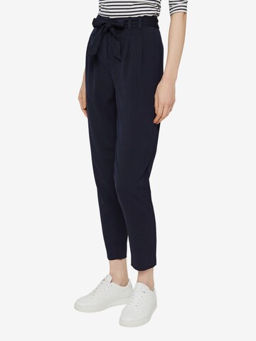 ESPRIT Tapered Pleat-Front Pants in Blue