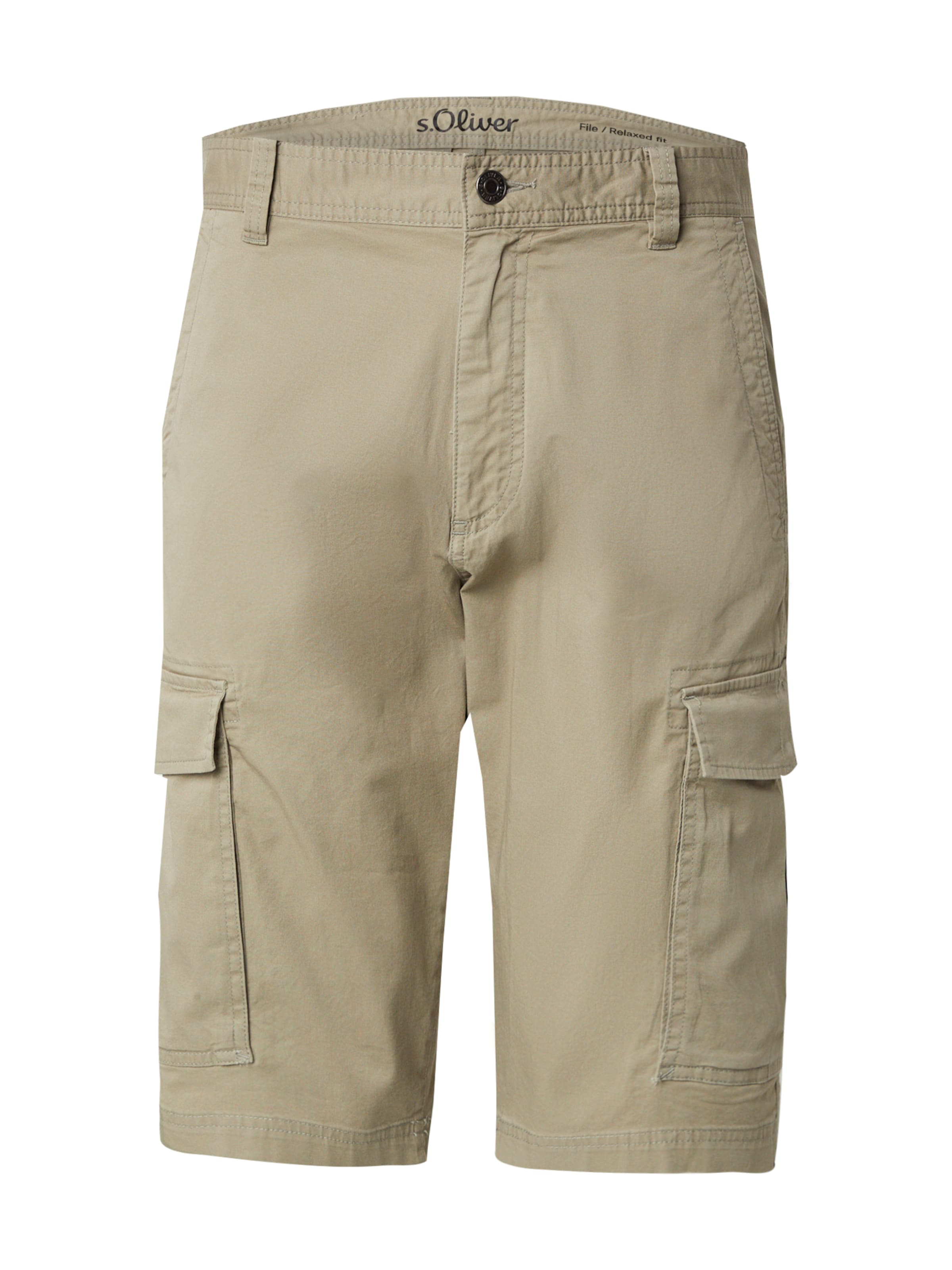 s.Oliver Свободный крой Брюки-карго в Зеленый: спереди