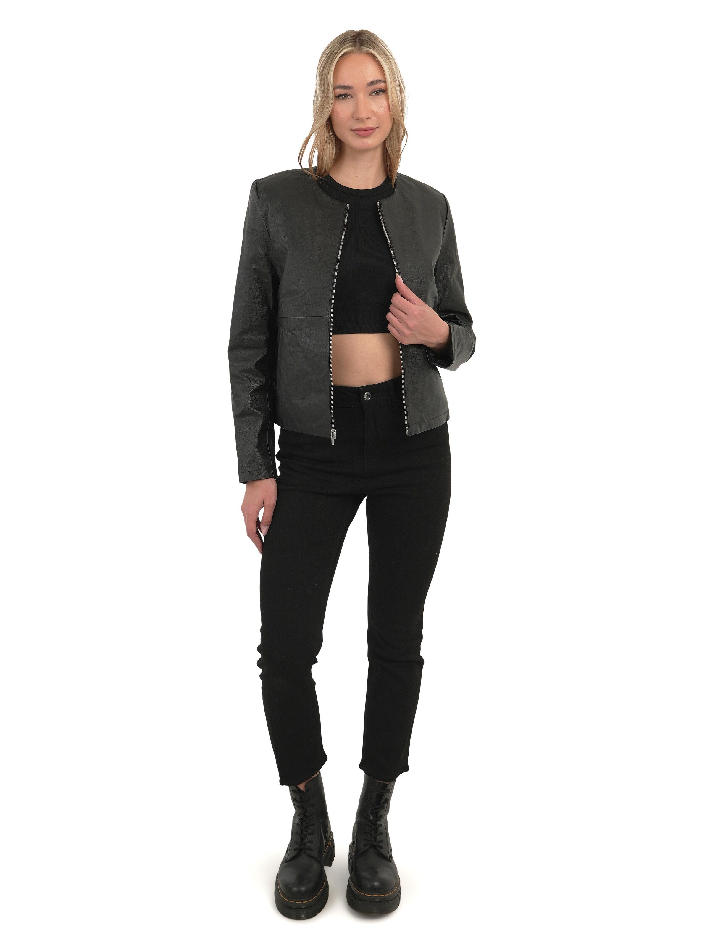 Chic and Clicks - Chaqueta de entretiempo 'Linea' en negro