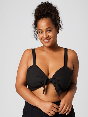 A LOT LESS Top 'Naomi' in Black