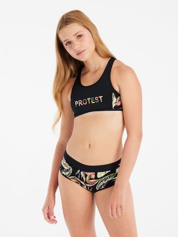 PROTEST Bustier Bikini 'PRTFavour JR' in Schwarz: Vorderseite