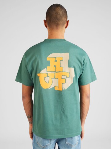 T-Shirt 'Morex' HUF en vert : devant