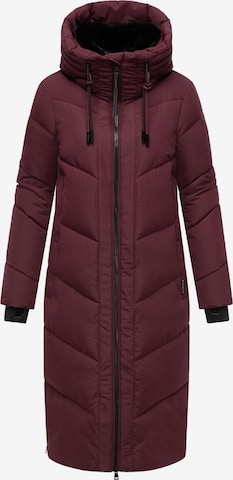MARIKOO Winter coat 'Nadaree XVI' in Red: front