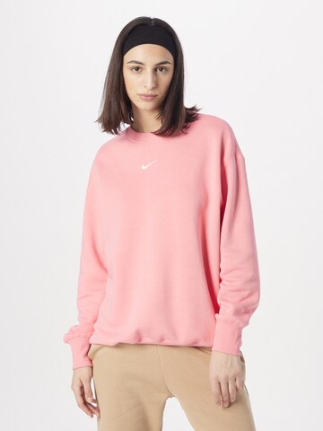 Sweat-shirt Nike Sportswear en orange : devant