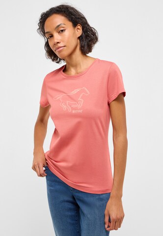 MUSTANG Shirt 'Style Loa' in Pink: front