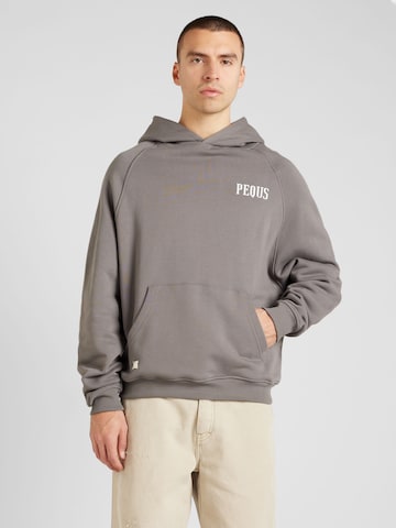 Pequs Sweatshirt i grå: framsida