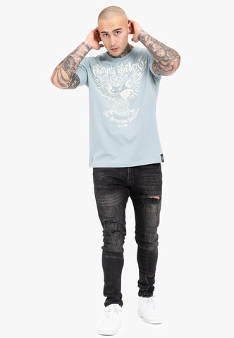 Maglietta ' THROPER ' di Tapout in blu