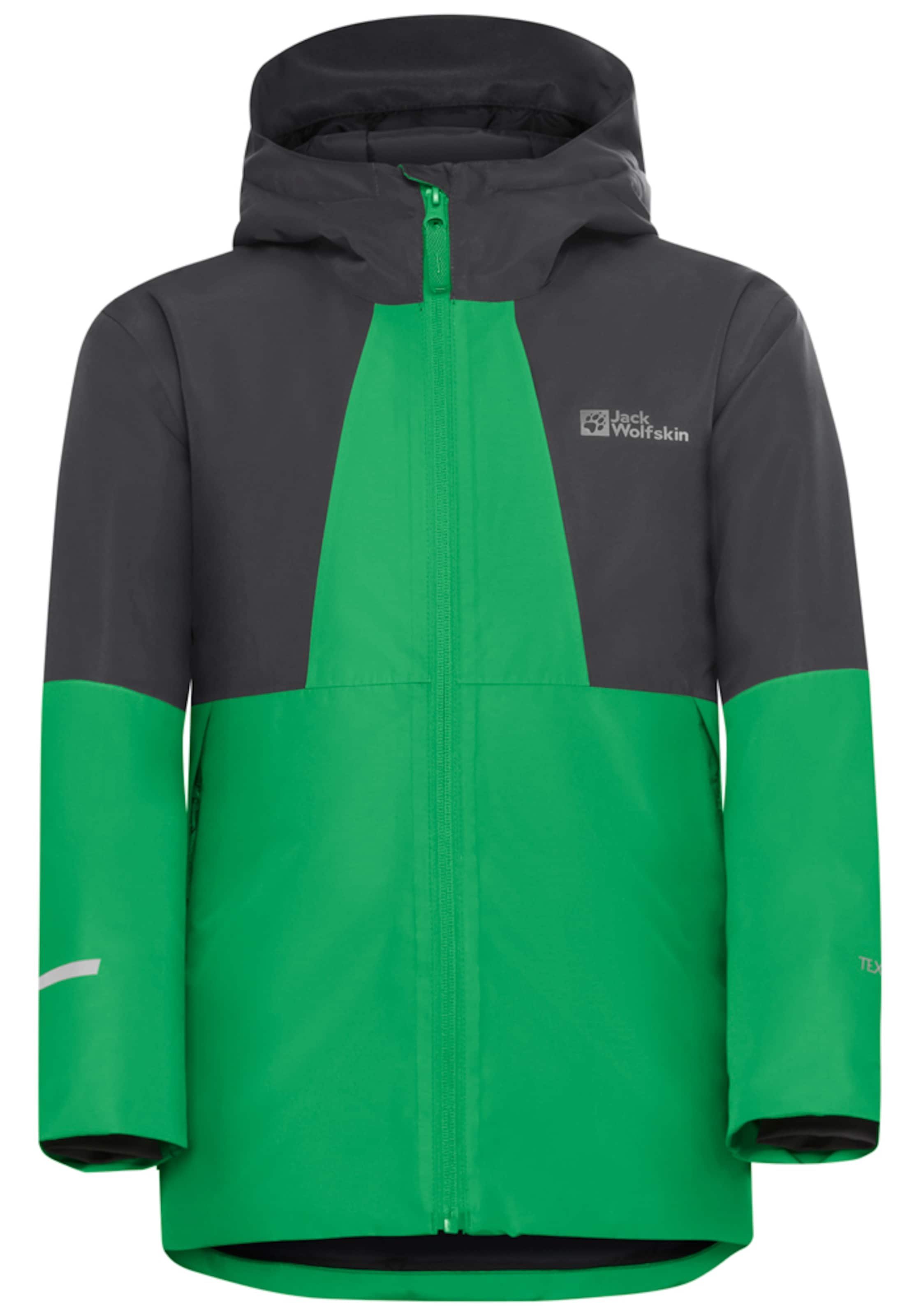 JACK WOLFSKIN Outdoorjacke in Grün: Vorderseite