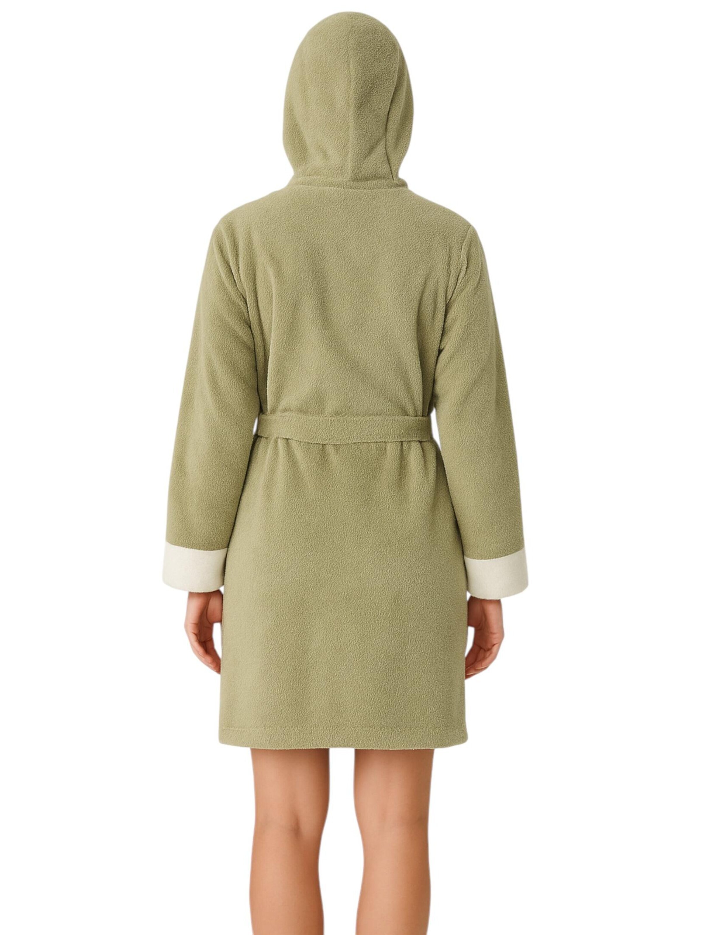 Peignoir court 'CosyDream' fashionshowcase en vert