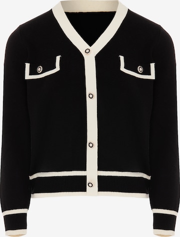 NAEMI Knit cardigan in Black: front