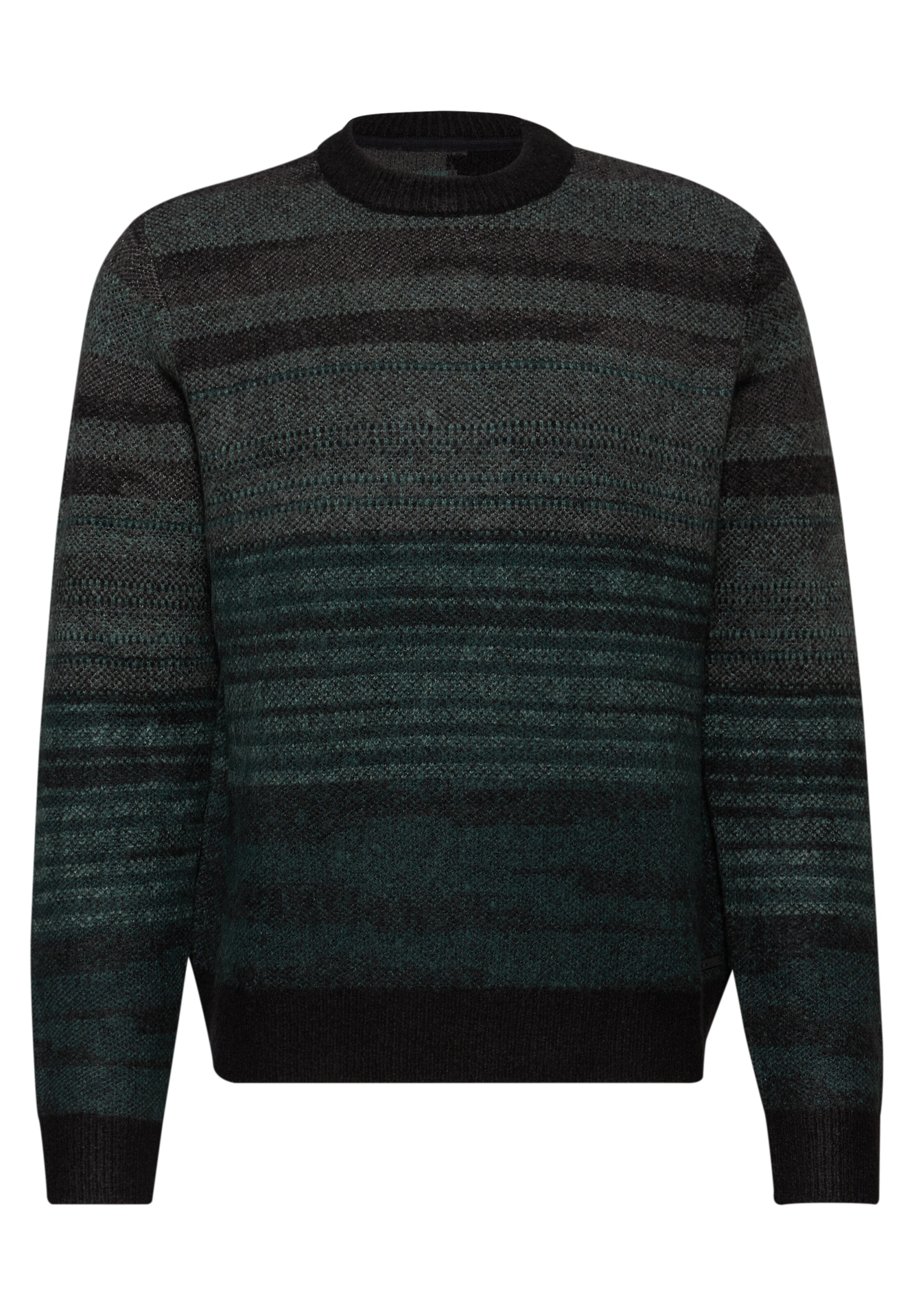 Street One MEN Sweater in Green: front