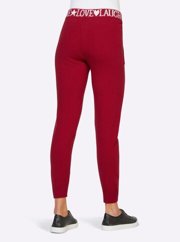 heine Skinny Nohavice - Červená