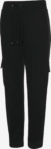 LASCANA Regular Cargo Pants in Black