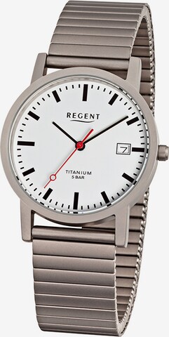 REGENT Analog Watch in Grey: front