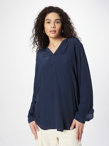 Camicia da donna di ESPRIT in blu: frontale