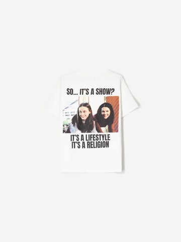 Bershka Shirt in White