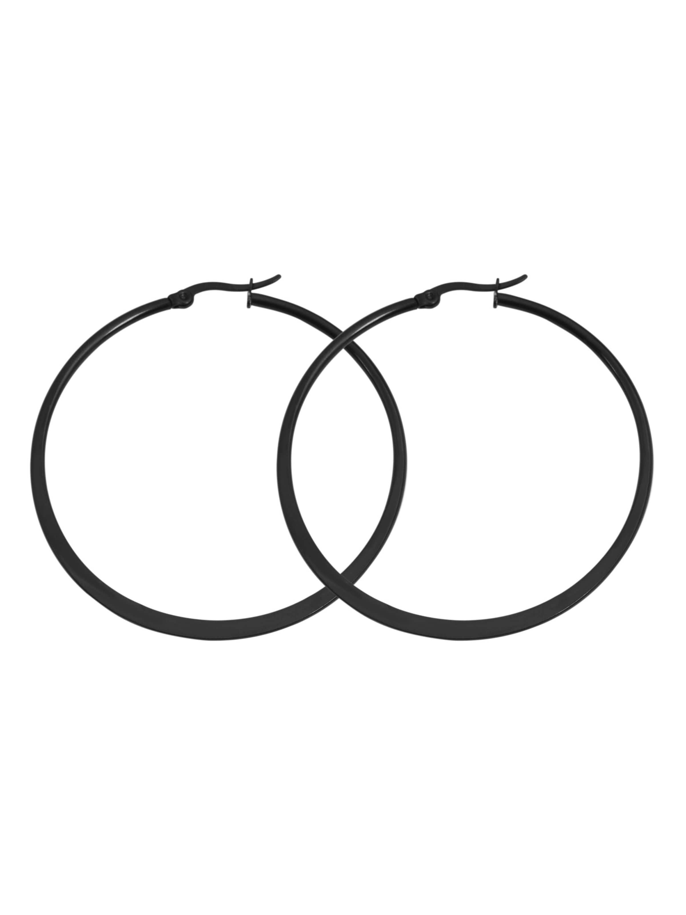 Akzent Earrings 'Noir, langlebig' in Black: front