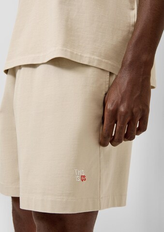 QS Regular Shorts in Beige