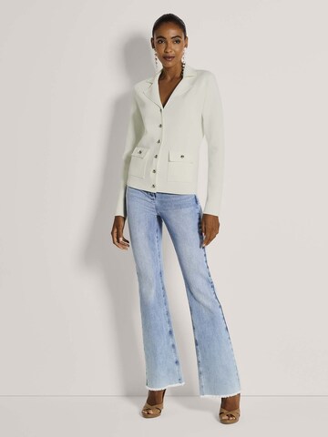 MADELEINE Gebreid vest in Wit