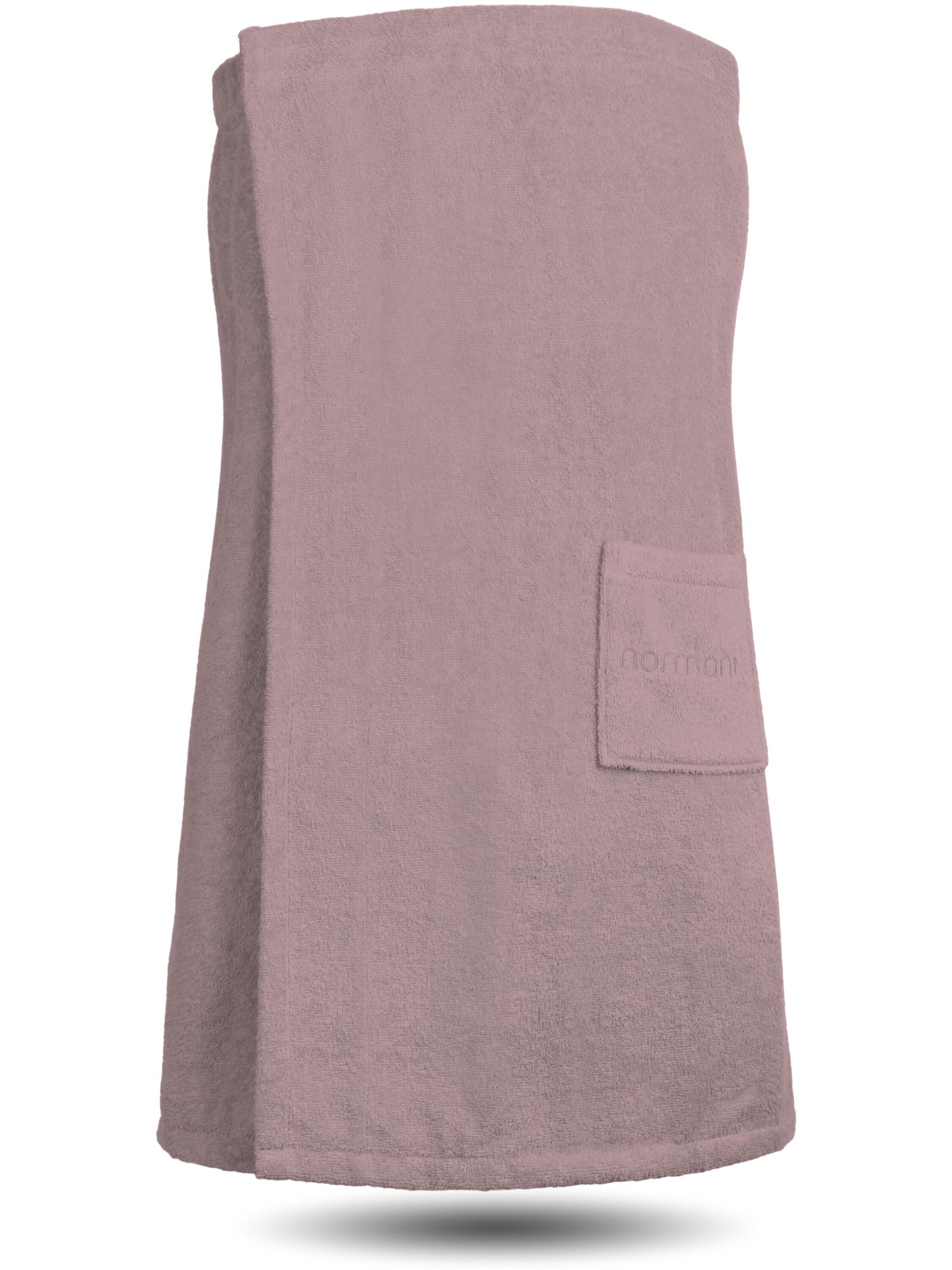 Peignoir court normani en rose : devant