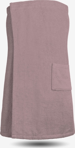 Peignoir court normani en rose : devant