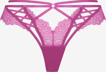 Hunkemöller Thong in Purple: front