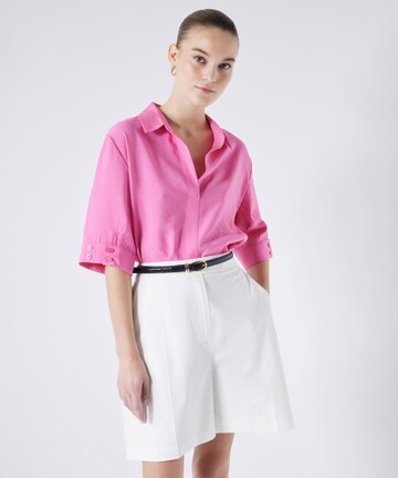 Ipekyol Blouse 'Collar Basic' in Pink: front