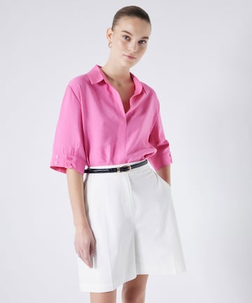 Ipekyol Blouse 'Collar Basic' in Roze: voorkant