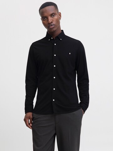 Jack & Jones Premium Слим Рубашка 'JPRBLUBLAKE' в Черный: спереди