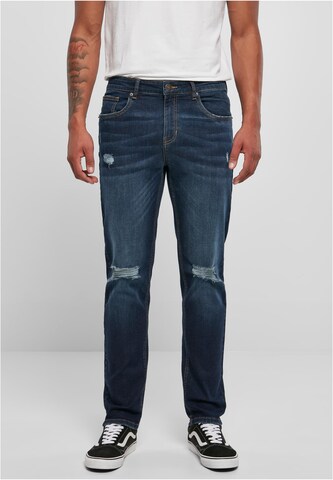 Coupe slim Jean Urban Classics en bleu : devant