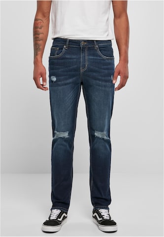 Urban Classics Slim fit Jeans in Blue: front