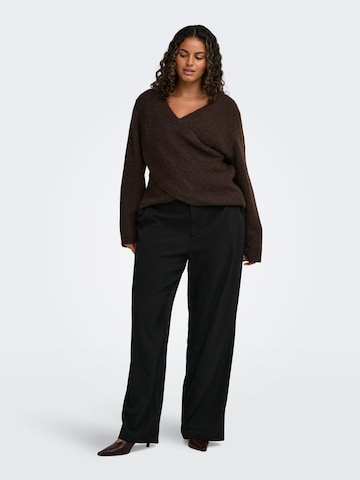 ONLY Carmakoma Pullover 'MAGGIE' in Braun