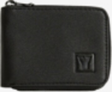 Bershka Wallet in Black: front