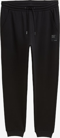 Effilé Pantalon TOM TAILOR DENIM en noir : devant