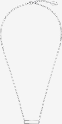 s.Oliver Necklace in Silver: front