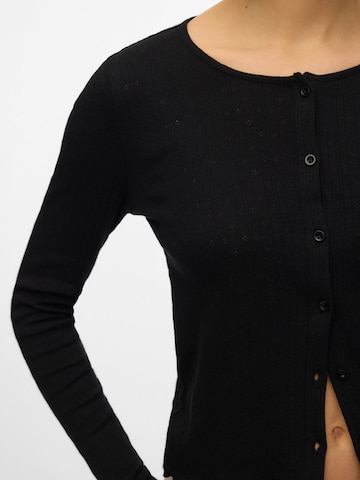 VERO MODA Knit cardigan 'ISA' in Black