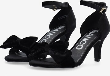 Bianco Strap Sandals in Black