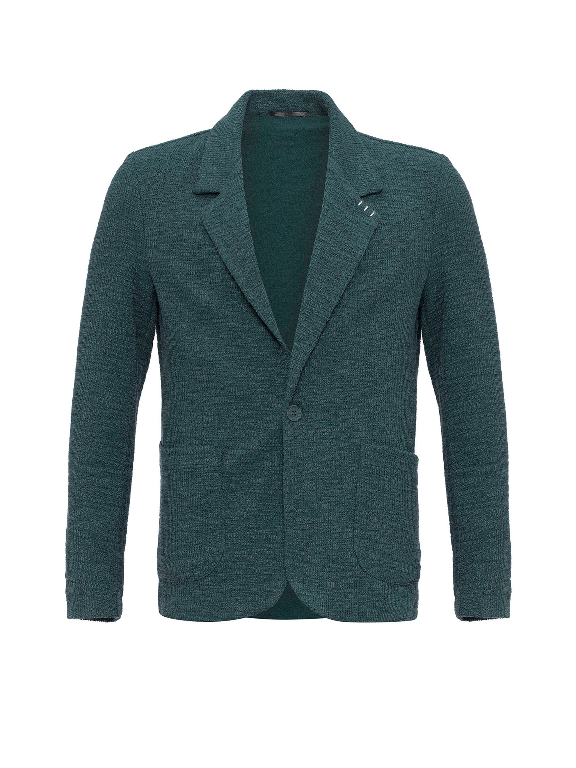 Antioch Regular fit Colbert in Groen: voorkant